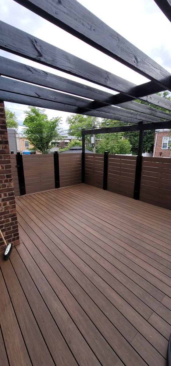New deck and pergola